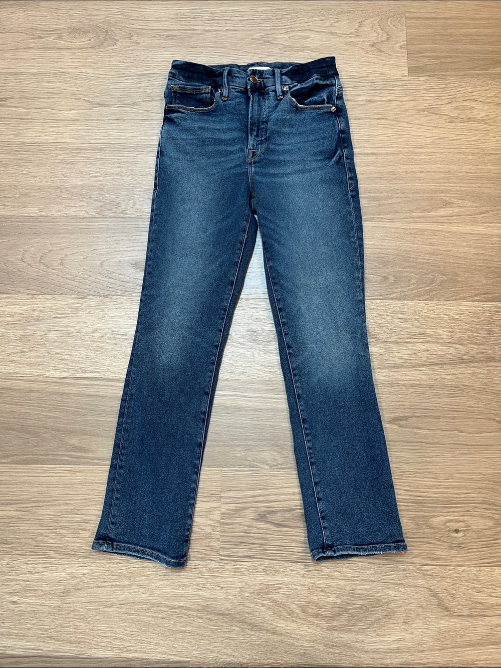 Good American Size 6/28 Straight-Leg Jeans